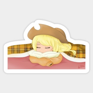 MLP Sleepy Time- Applejack Sticker